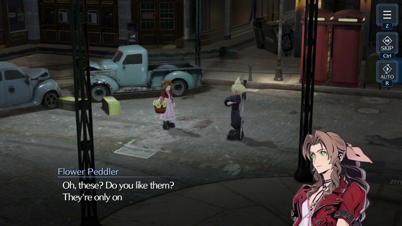 Final Fantasy VII Ever Crisis | PC | Aerith Gives Cloud the Flower