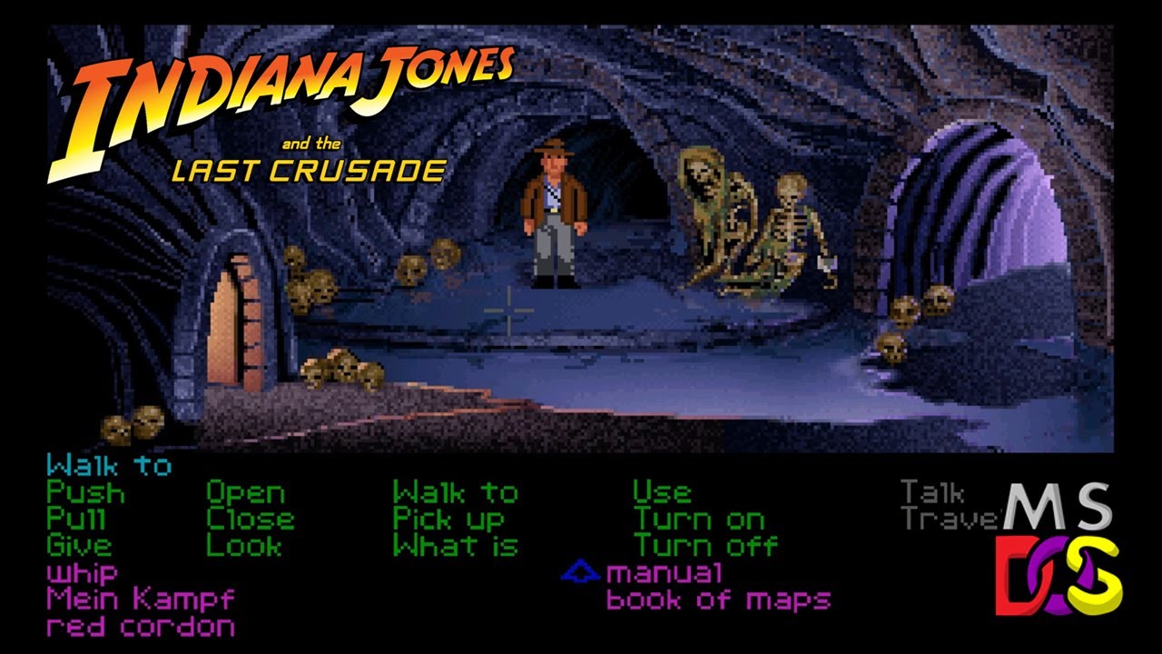 Indiana Jones & The Last Crusade | The Graphic Adventure (1989) MS-DOS Longplay