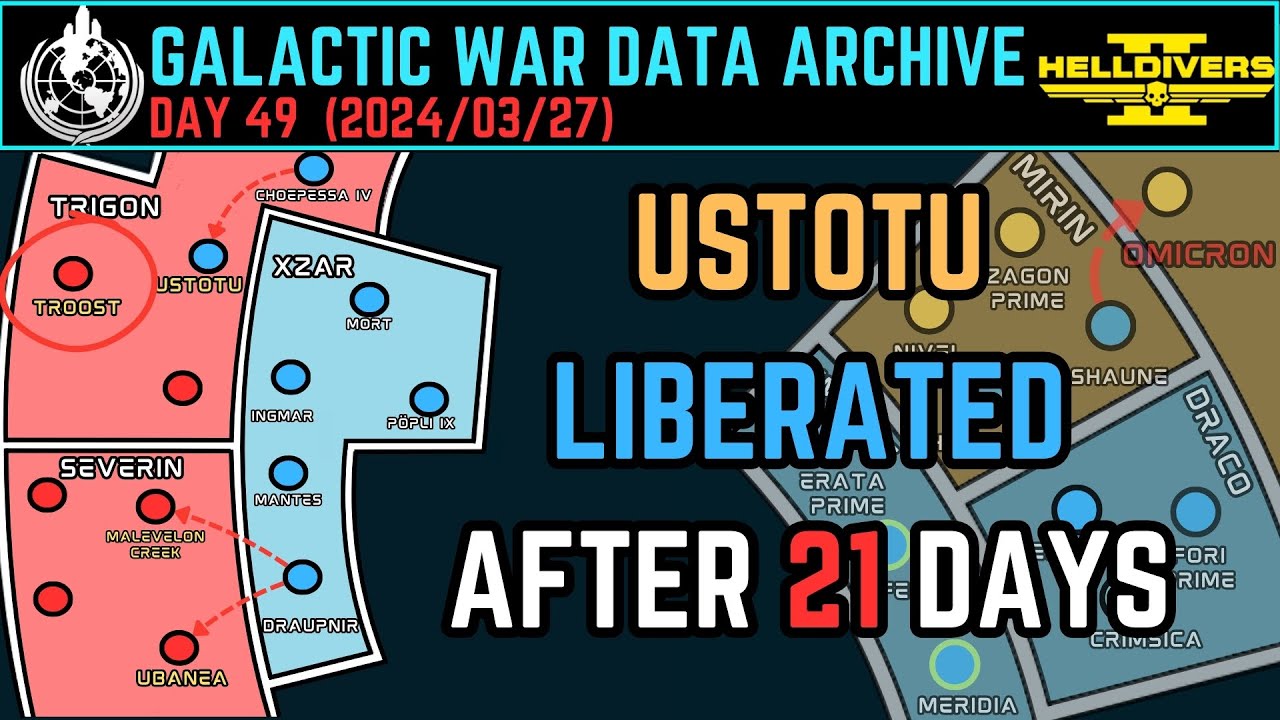 Stage 2 Begins in Vandalon IV - Galactic War Update Day 49(2024/03/27) - Helldivers 2
