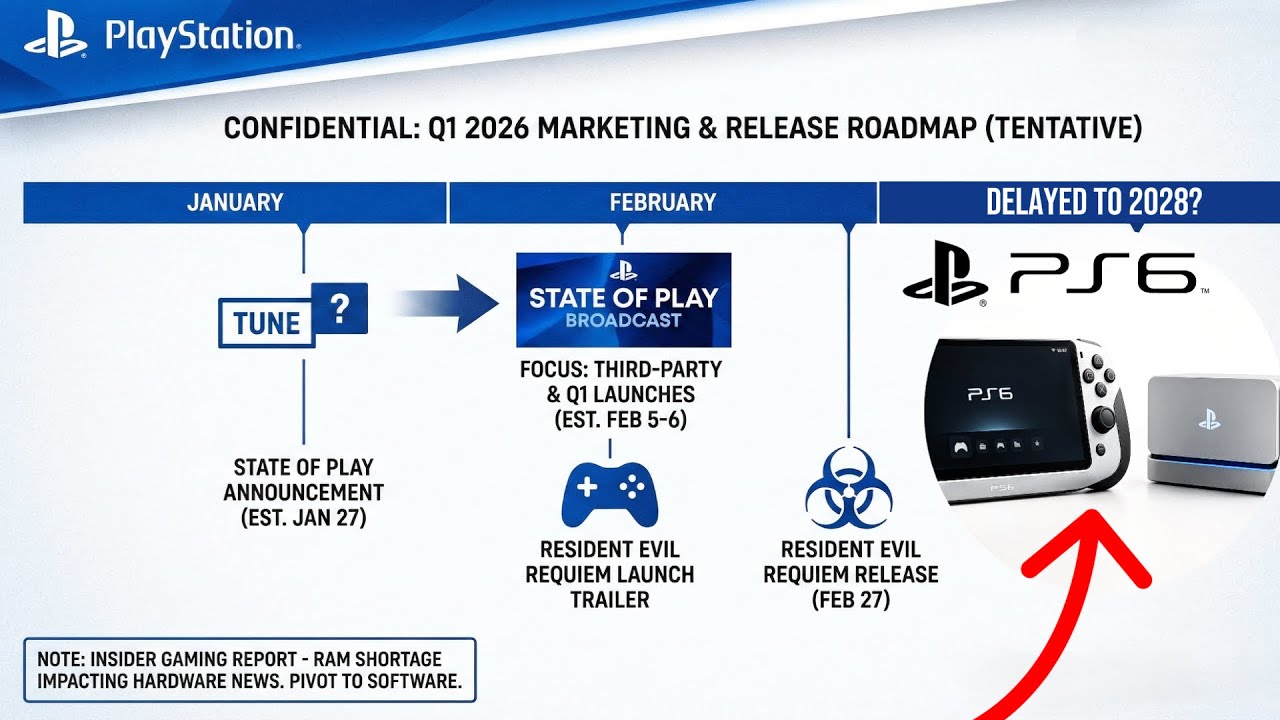 SONY is Worried: PS6 Delayed to 2028? New State of Play, Massive Leaks | PS5 NEWS