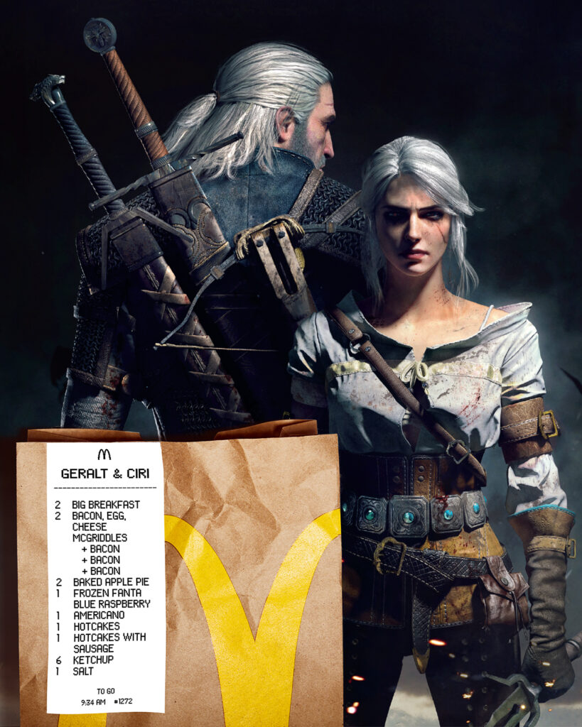 mcdonalds game awards 2025 game character foof menu 3
