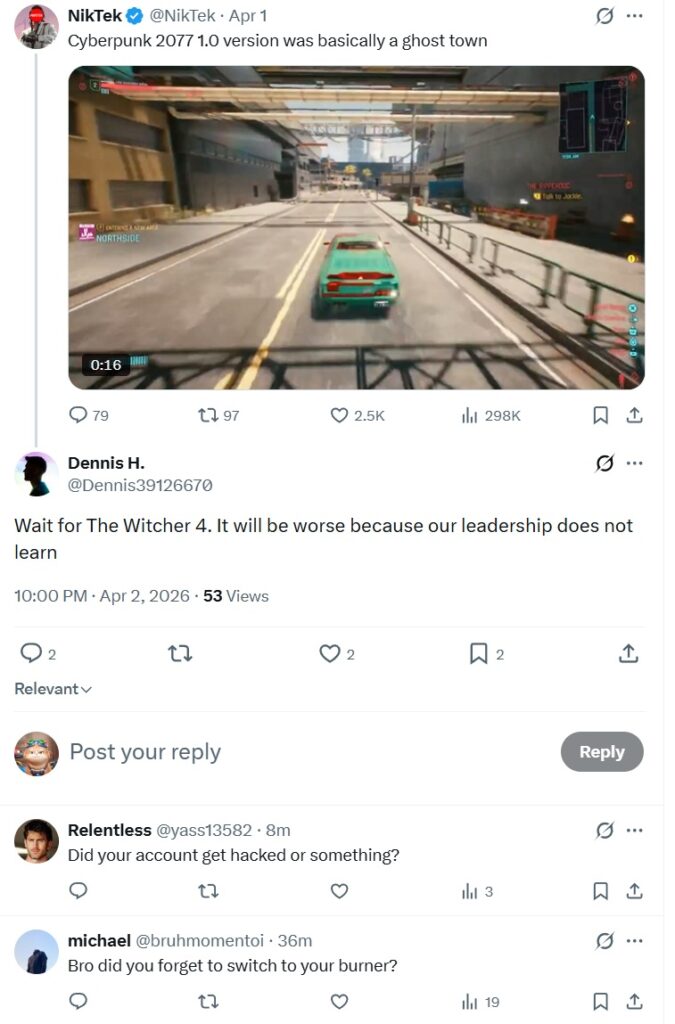 witcher 4 leak cs project red management failures 1